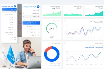 گزارشات وضعیت اتصال تماس ها و عملکرد اپراتورها